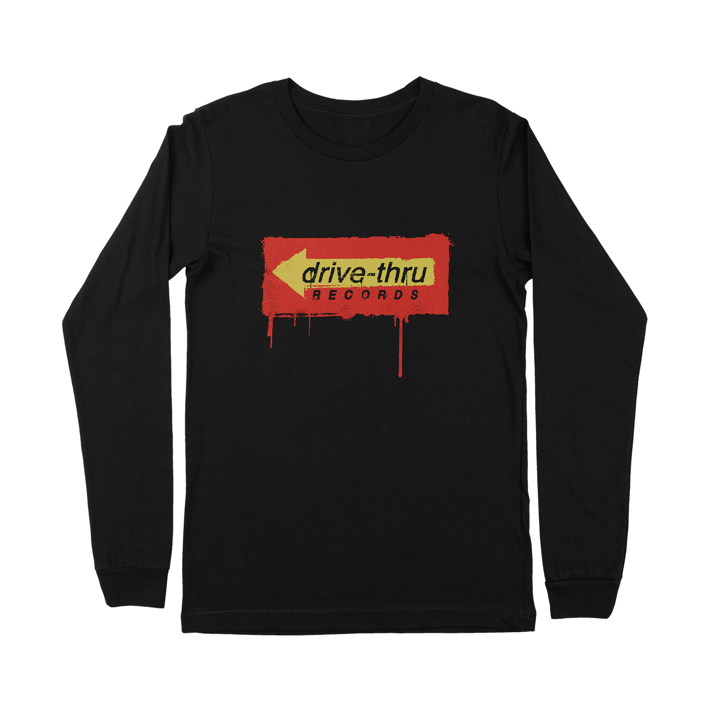 Drive-Thru Records - Classic Logo Drip Long Sleeve