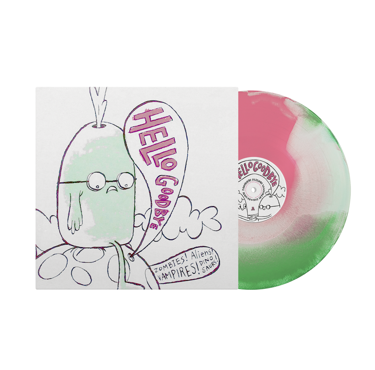 Hellogoodbye - “Zombies! Aliens! Vampires! Dinosaurs!” Vinyl
