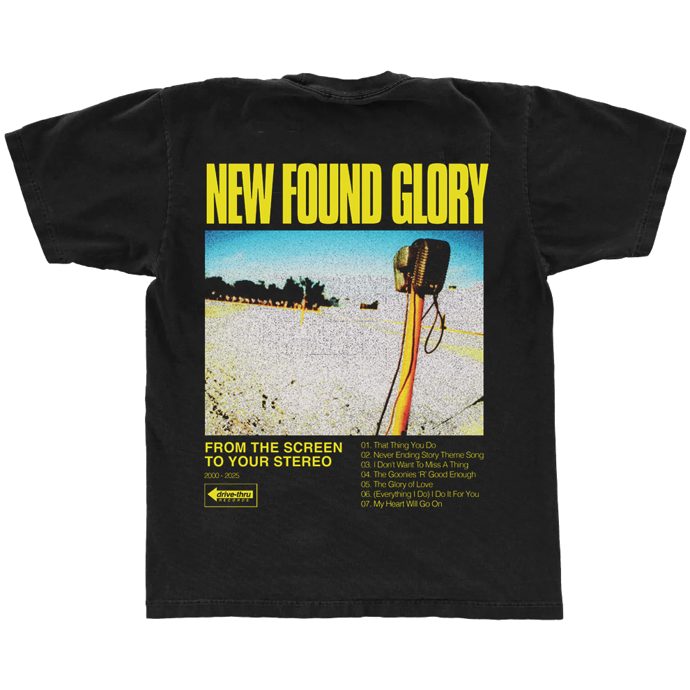 New Found Glory - “From The Screen To Your Stereo” T-Shirt