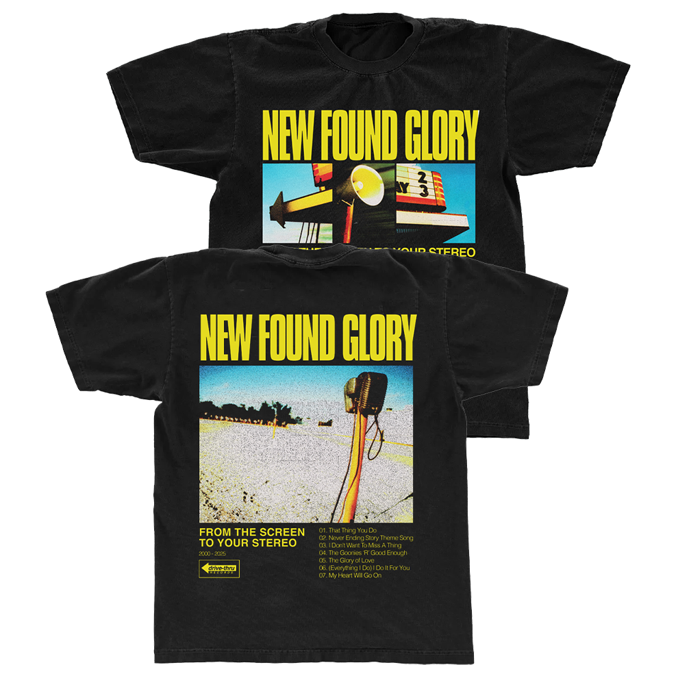 New Found Glory - “From The Screen To Your Stereo” T-Shirt