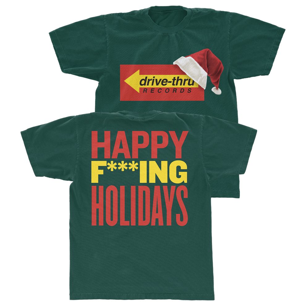 Drive-Thru Records - Happy F***ing Holidays T-Shirt