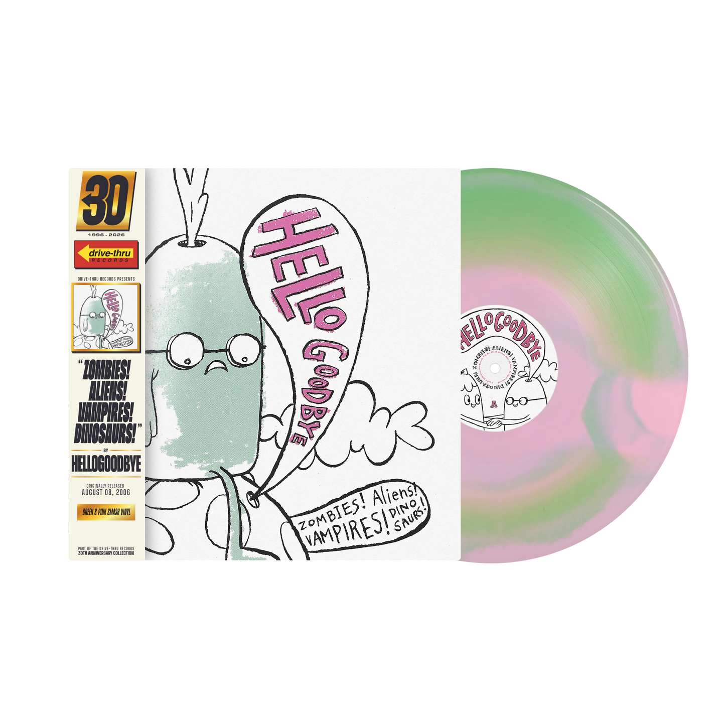 Hellogoodbye - “Zombies! Aliens! Vampires! Dinosaurs!” Vinyl