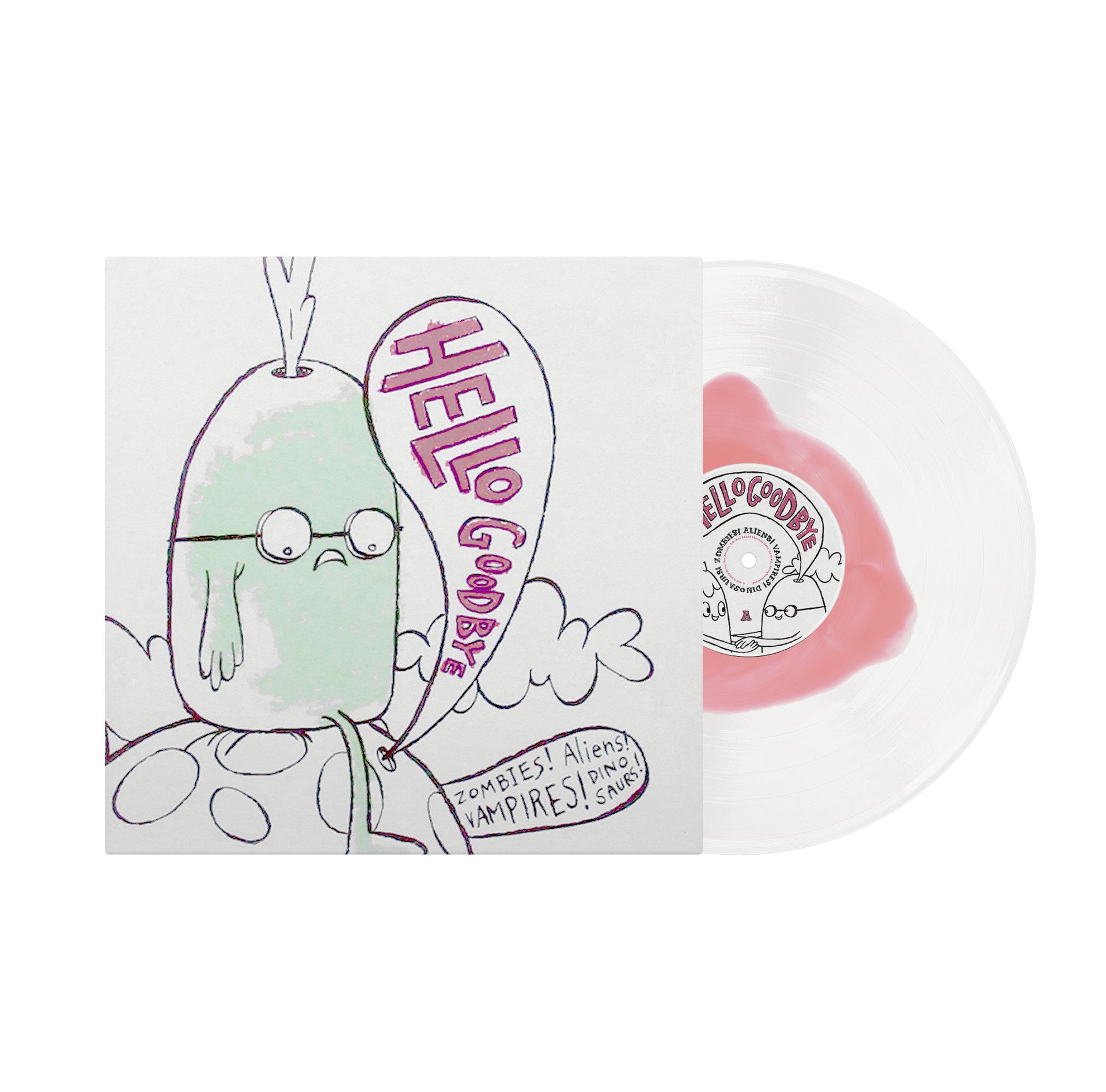 Hellogoodbye - “Zombies! Aliens! Vampires! Dinosaurs!” Vinyl